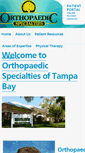Mobile Screenshot of orthospecmd.com